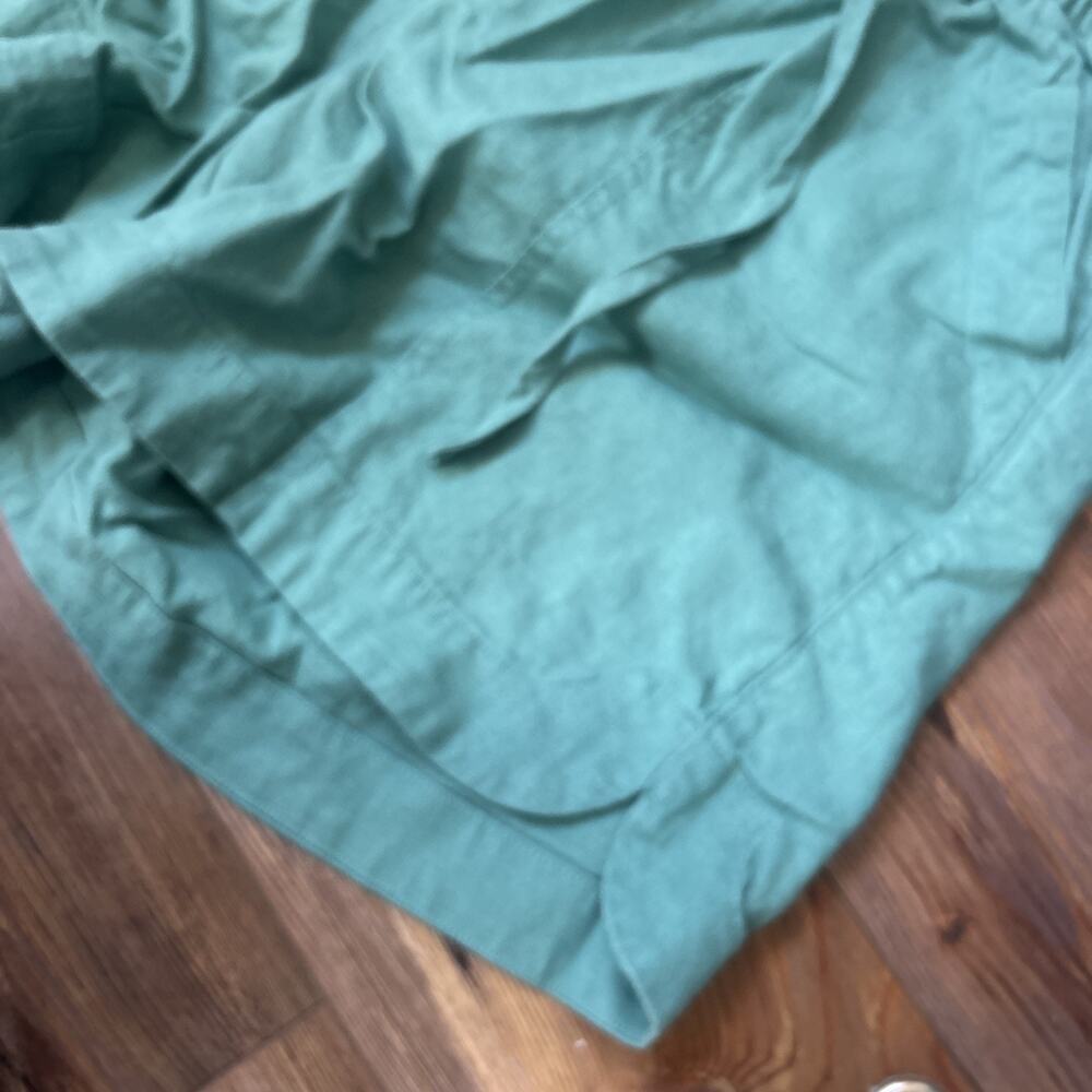 Universal Thread Green Linen Blend Paperbag Shorts Women’s Size Small - Picture 3 of 5